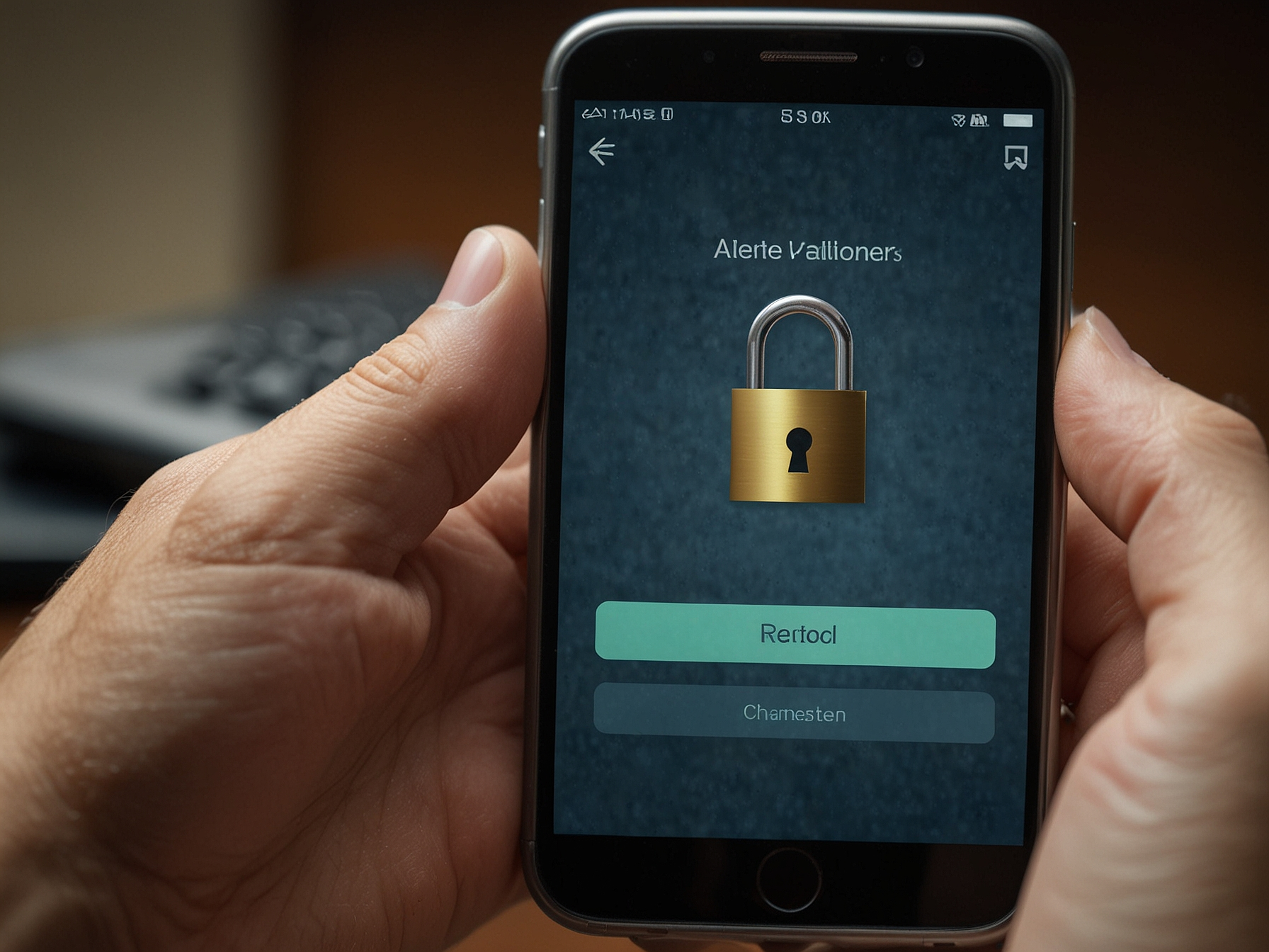 Secure login illustration